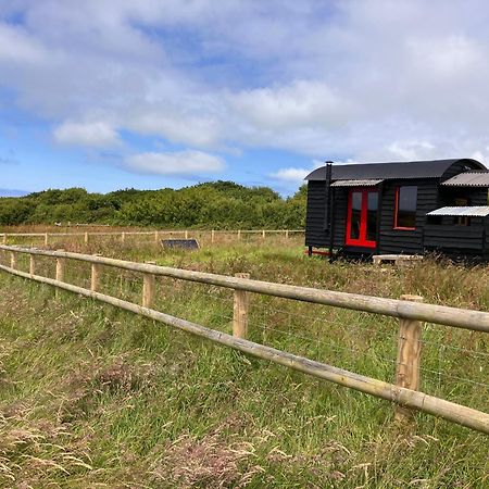 Shepherds Hut In A Private Meadow With Sea Views Hartland Exterior photo